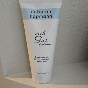 Rich Girl Hand Cream - deborah lippmann SPF 25 Open No Box